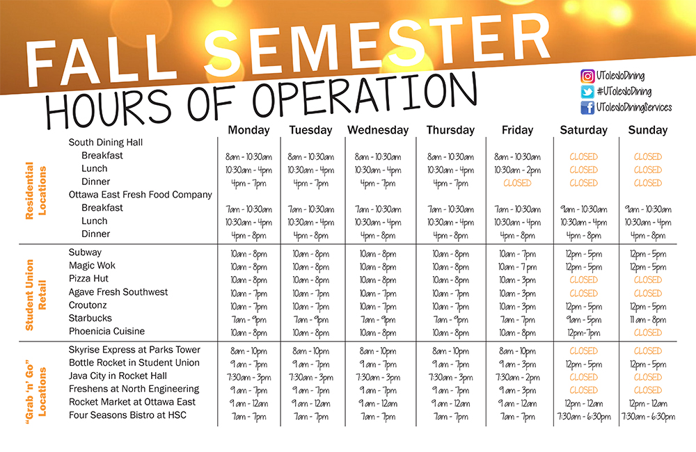 Meal Plans Home Dining Hours